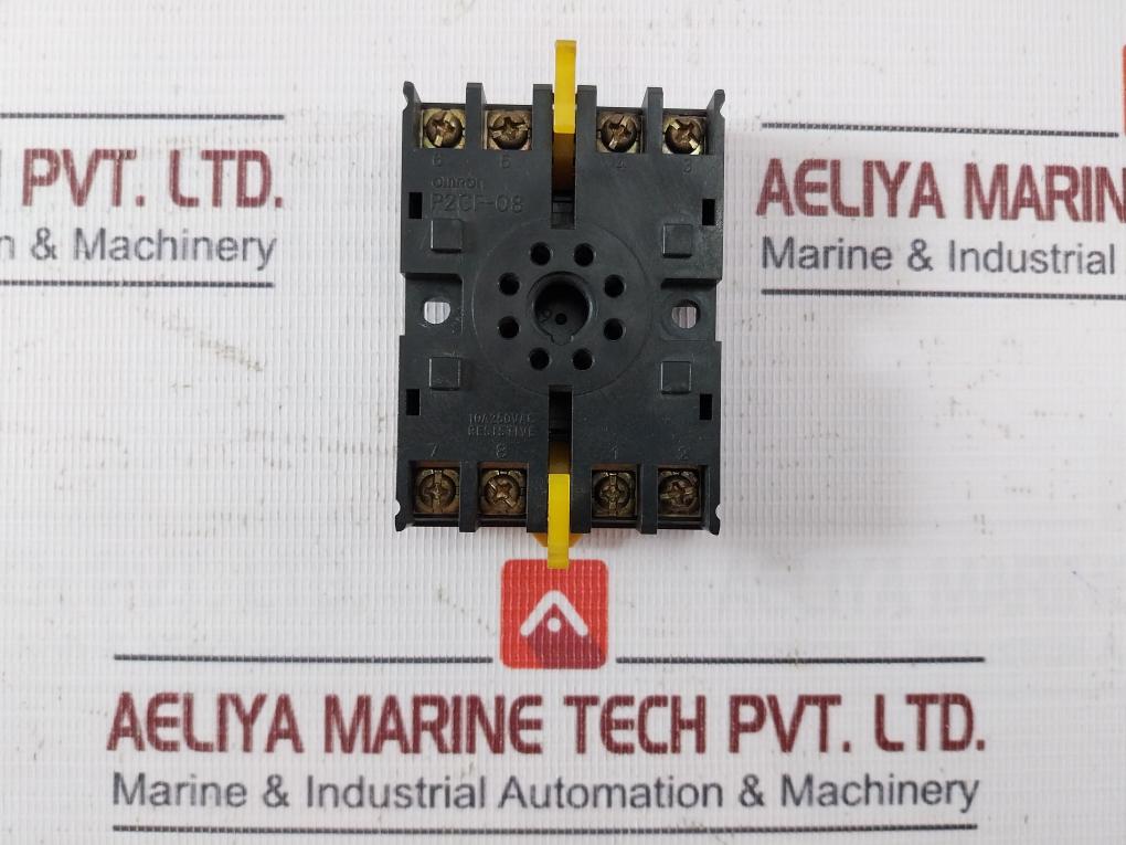 Omron H3Cr-a8 Solid-state Analog Timer W/ Base 5A 250Vac Dc-13 0.5A. 30V P2Cf-08