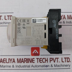 Omron H3Cr-a8 Solid-state Analog Timer W/ Base 5A 250Vac Dc-13 0.5A. 30V P2Cf-08