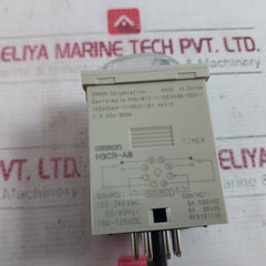 Omron H3Cr-a8 Solid-state Timer 100-240Vac 50/60Hz/ 100-125Vdc 5A 3C3Vkk9D