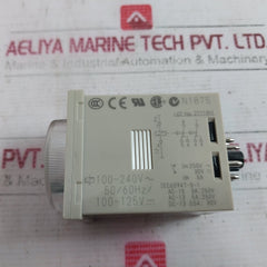 Omron H3Cr-a8 Solid-state Timer 100-240Vac 50/60Hz/ 100-125Vdc 5A 3C3Vkk9D