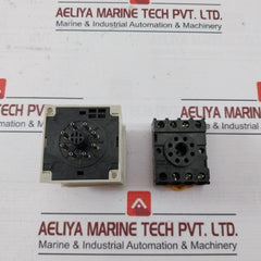 Omron H3Cr-a8 Solid State Timer Pf083A-e 0.05S-300H 100-240Vac 50/60Hz 5A 250Vac