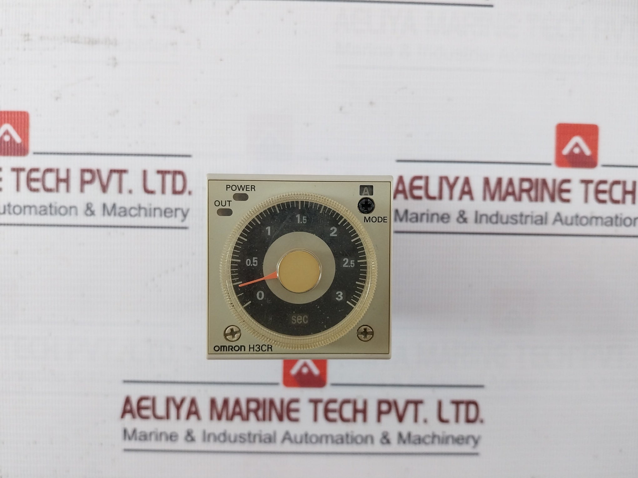 Omron H3Cr-a8 Solid State Timer With Socket Pf083A 0-30Sec 0.05S-300H 100-240Vac