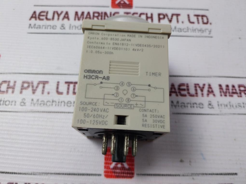 Omron H3CR-A8 Timer 0.05s-300h 50/60Hz