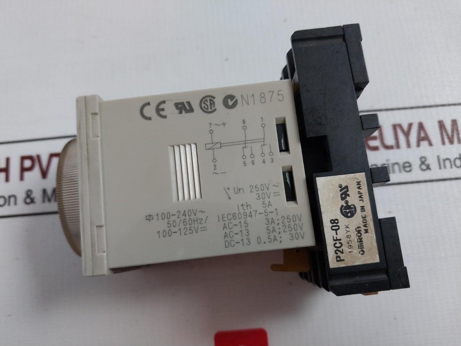 Omron H3Cr-a8 Timer Module 100-240Vac