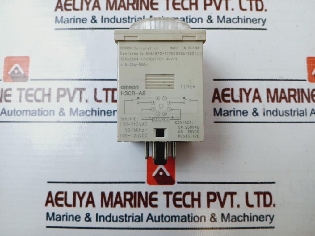 OMRON H3CR-A8 Timer Module 5a 250vac