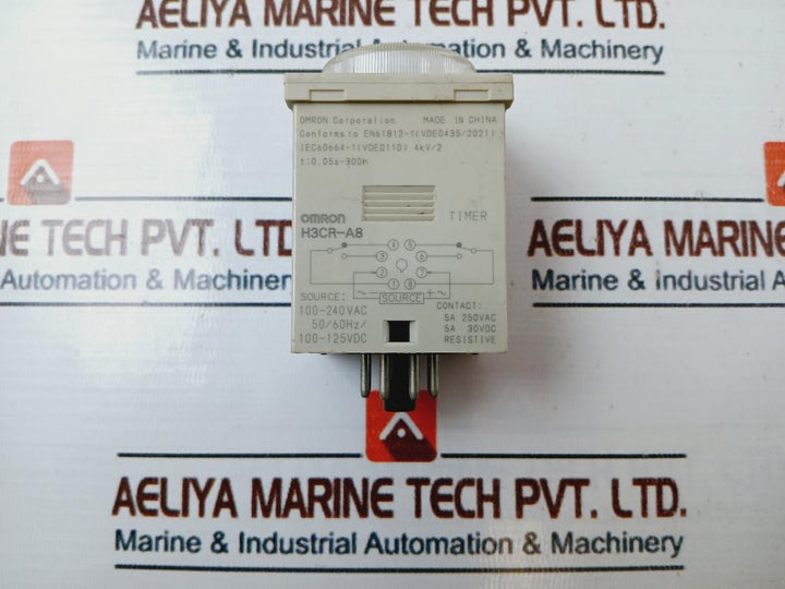 OMRON H3CR-A8 Timer Module 5a 250vac