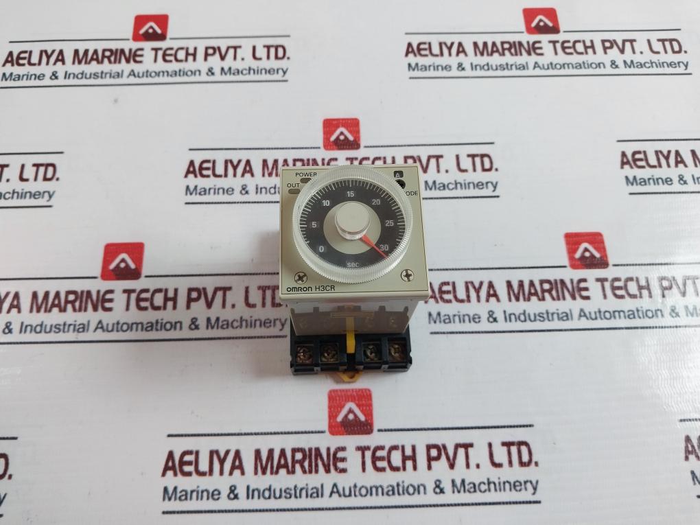 OMRON H3CR-A8 Timer Relay with Base 100-125vdc 50/60HZ