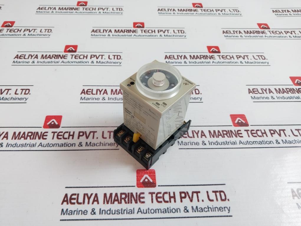 OMRON H3CR-A8 Timer Relay with Base 100-125vdc 50/60HZ
