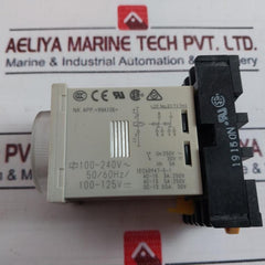 OMRON H3CR-A8 Timer Relay with Base 100-125vdc 50/60HZ