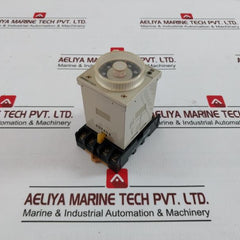 Omron H3Cr-a8 Timer Relay With Base P2Cf-08 0 To 30 Sec 24Vdc/Ac 50/60Hz Mode. A