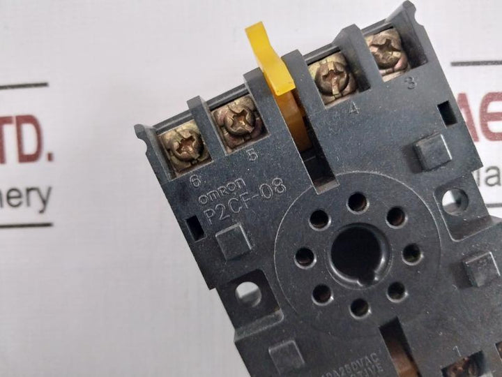 Omron H3Cr-a8 Timer Relay With Base P2Cf-08 0 To 30 Sec 24Vdc/Ac 50/60Hz Mode. A