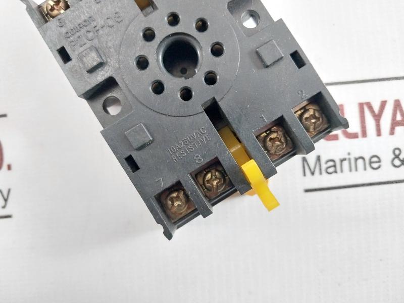 Omron H3Cr-a8 Timer Relay With Base P2Cf-08 0 To 30 Sec 24Vdc/Ac 50/60Hz Mode. A