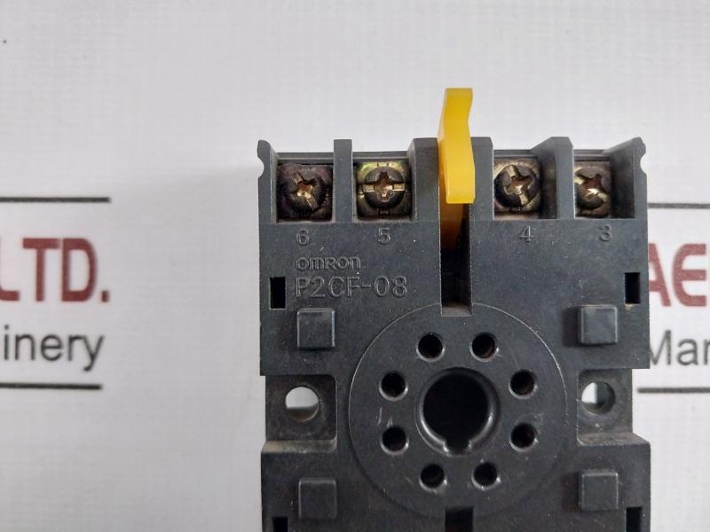 Omron H3Cr-a8 Timer Relay With Base P2Cf-08 En61812-1 50/60Hz/100-125 Vdc