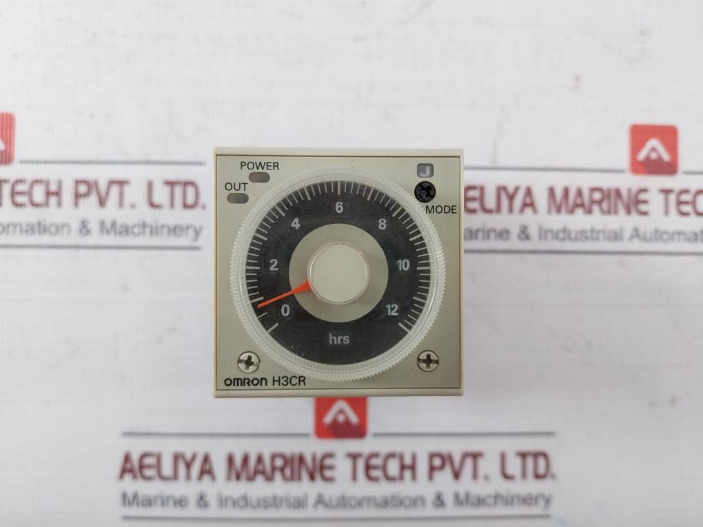 Omron H3Cr-a Analog Timer W/ Base Iec60664-1 50/60Hz 100-125Vdc 30V 0.05S-300H