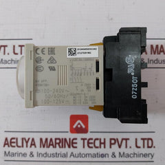 Omron H3Cr-a Analog Timer W/ Base Iec60664-1 50/60Hz 100-125Vdc 30V 0.05S-300H