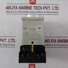 Omron H3Cr-a Analog Timer W/ Base Iec60664-1 50/60Hz 100-125Vdc 30V 0.05S-300H