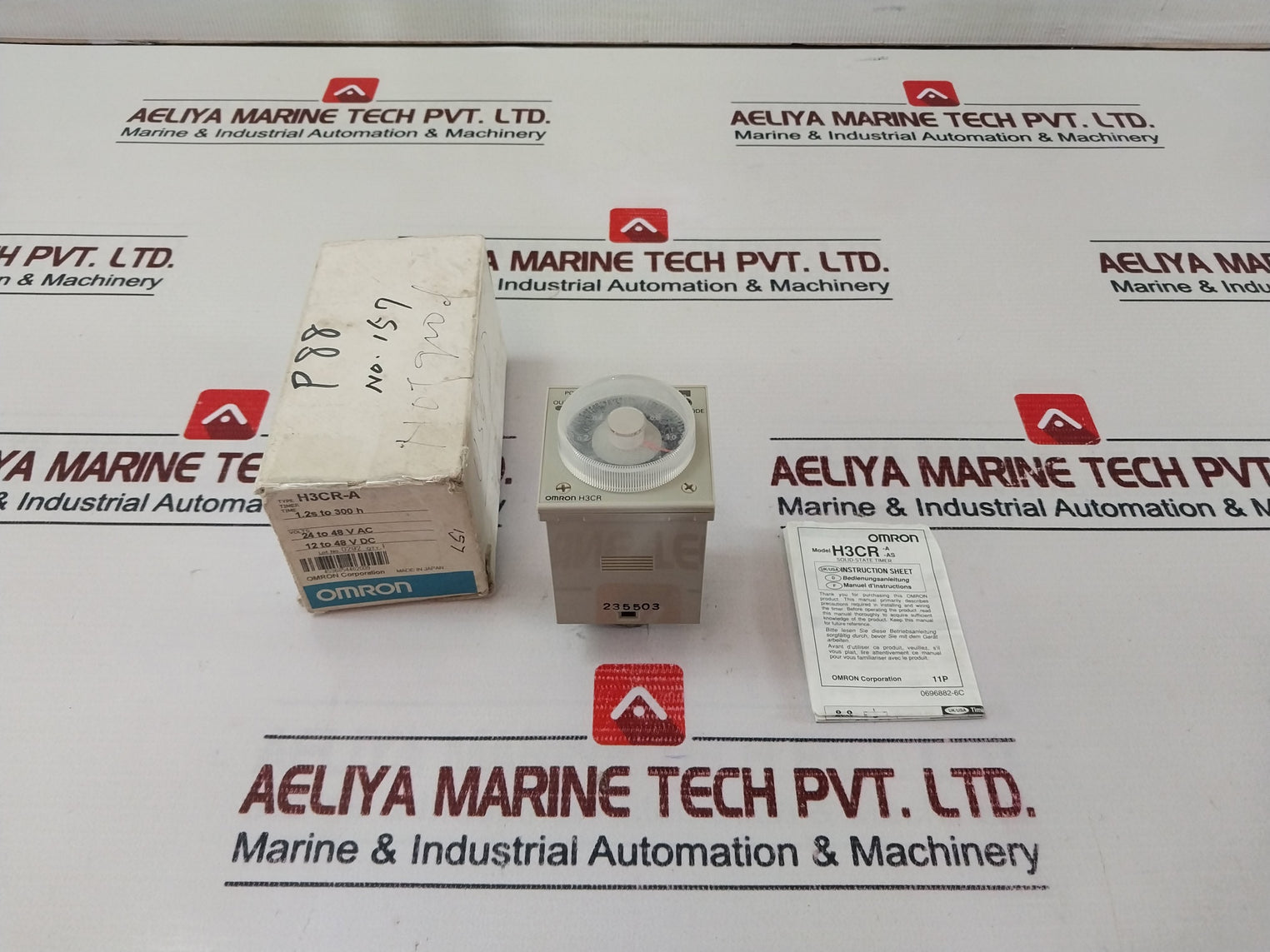 Omron H3Cr-a Electronic Timer 0-1.2 Min 24 Vdc/Ac 50/60 Hz