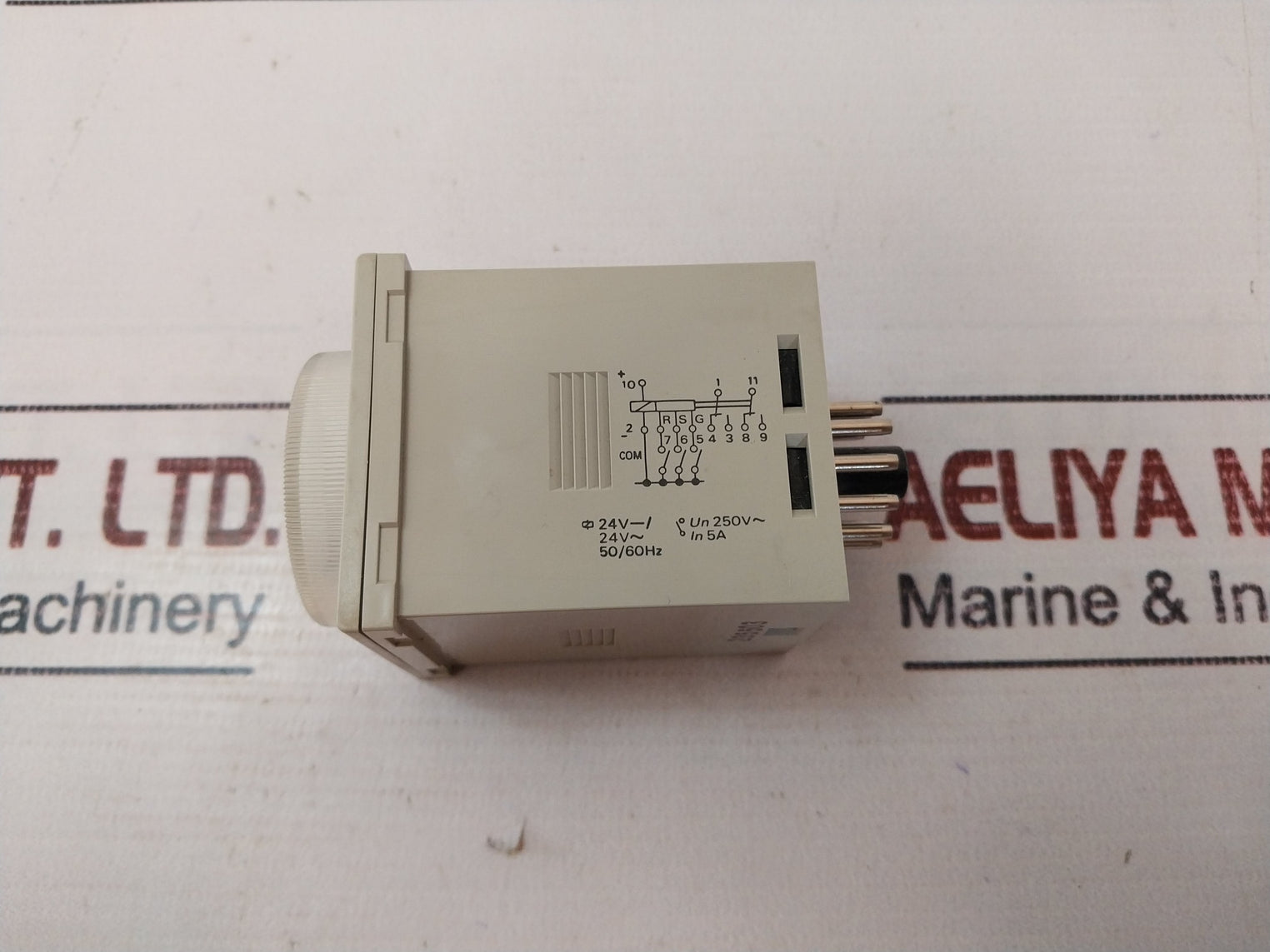 Omron H3Cr-a Electronic Timer 0-1.2 Min 24 Vdc/Ac 50/60 Hz