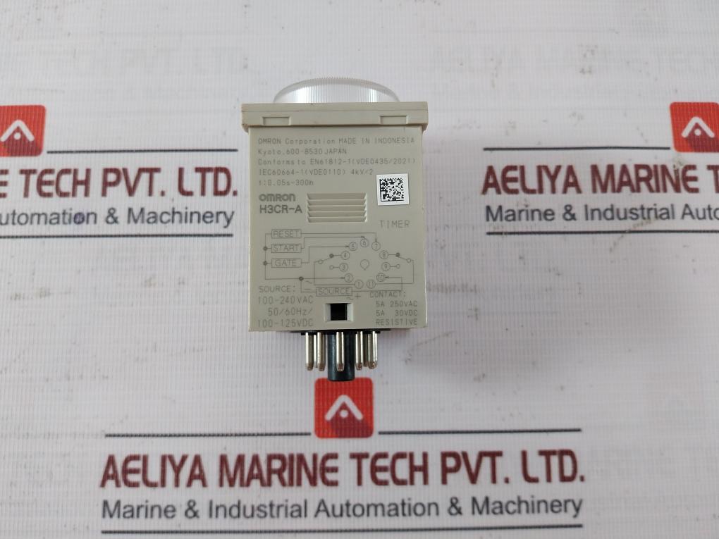Omron H3Cr-a Multi-range Analog Timer Module 100–240 Vac 50/60 Hz Iec60947-5-1
