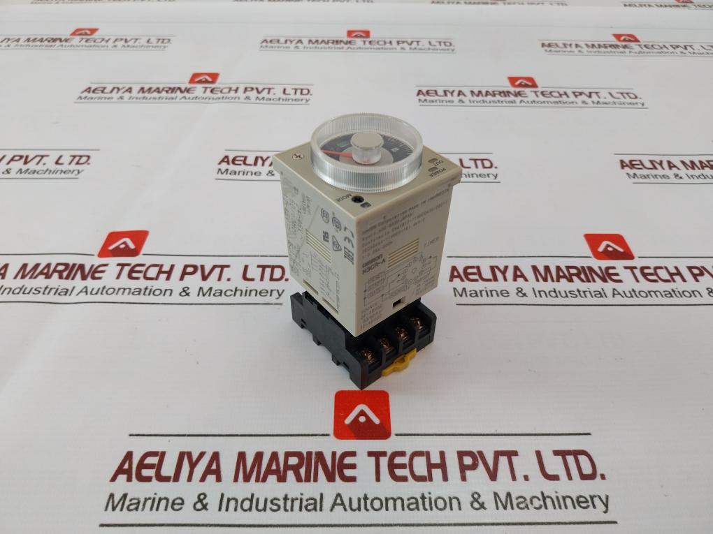 Omron H3Cr-a Programmable Multi-function Time Delay Relay 24-48Vac 50/60Hz