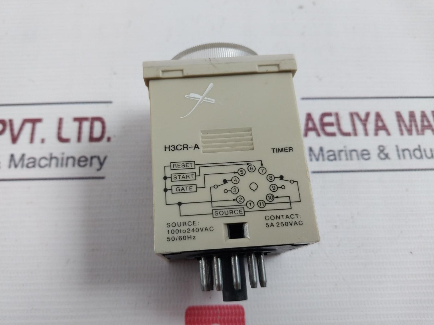 Omron H3Cr-a Solid-state Multi-functional Timer 5A 250Vac 0-12Sec