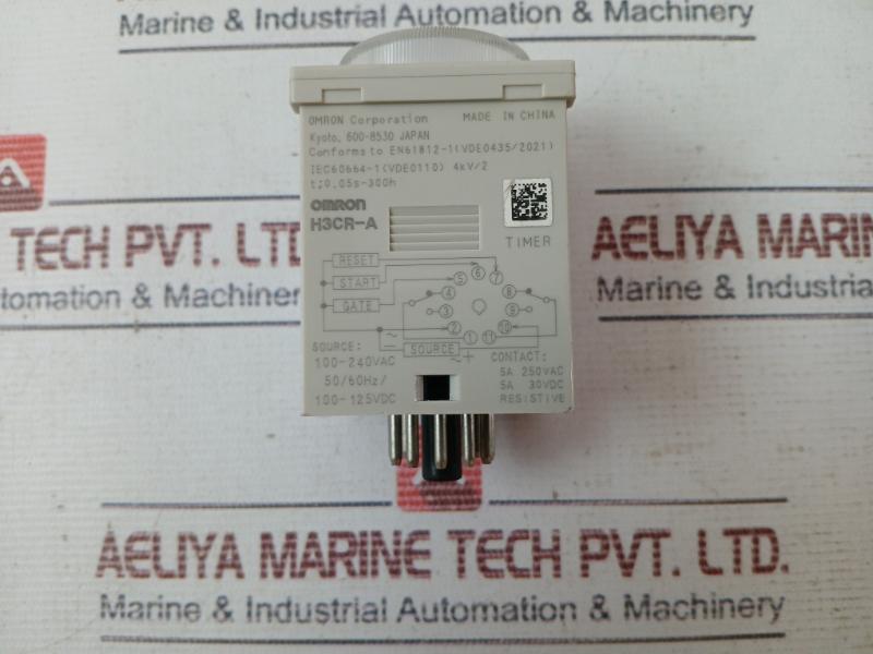 Omron H3cr-a Solid-state Multi Functional Timer Module 0-12 Sec 0.05s-300h