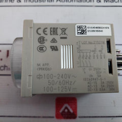 Omron H3Cr-a Solid State Multi-functional Timer 50/60Hz/ 100-125 Vdc