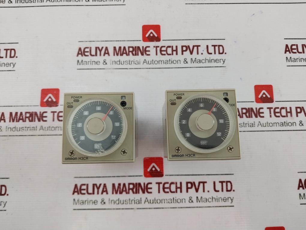 Lot Of 2X Omron H3Cr-a Solid State Timer 100-240Vac 50-60Hz 250V 30V