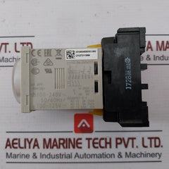 Omron H3Cr-a Solid State Timer With Pin Socket P2Cf-11 100-240Vac 0.05S-300H 5A
