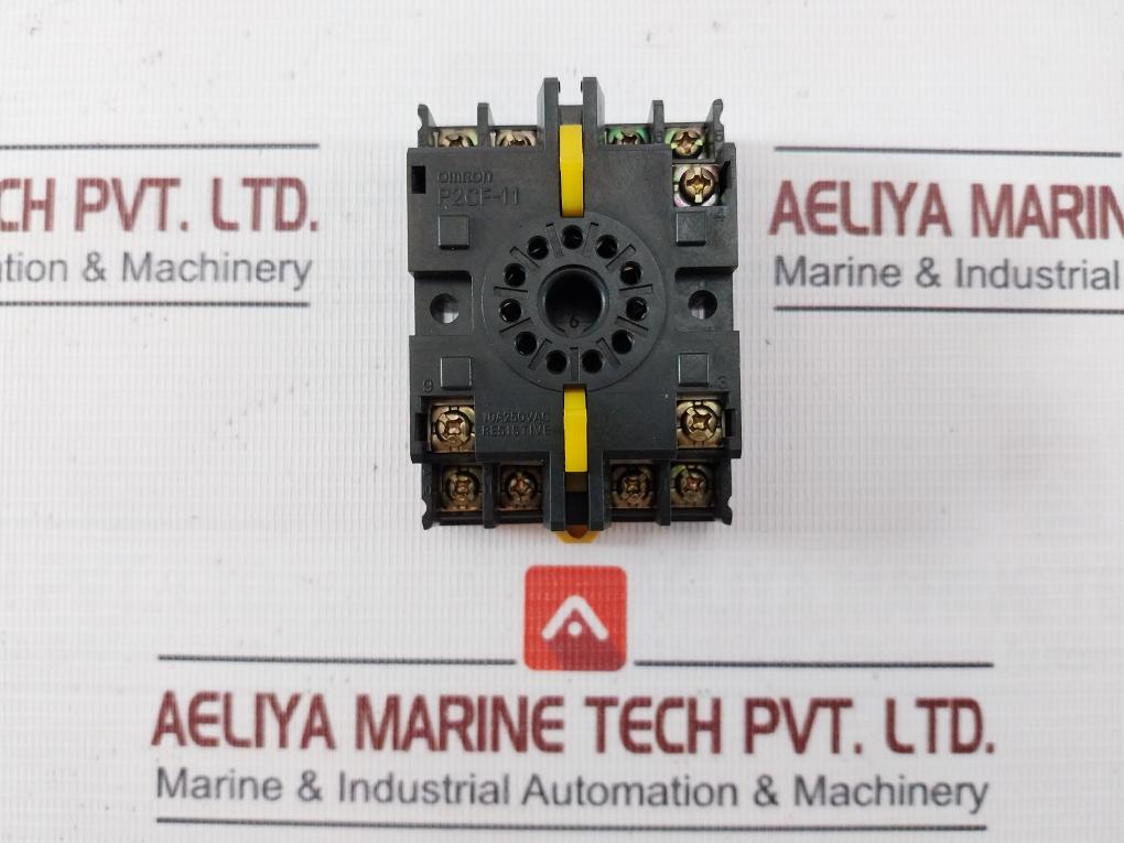 Omron H3Cr-a Solid State Timer With Pin Socket P2Cf-11 100-240Vac 0.05S-300H 5A