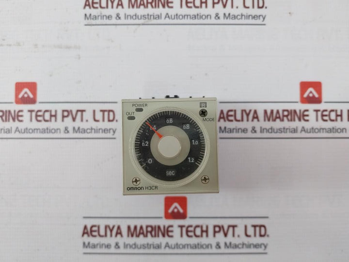 Omron H3Cr-a Solid State Timer With Pin Socket P2Cf-11, 0-1.2Sec 24Vdc/Ac 5A
