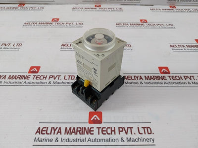 Omron H3Cr-a Solid State Timer With Pin Socket P2Cf-11, 0-1.2Sec 24Vdc/Ac 5A