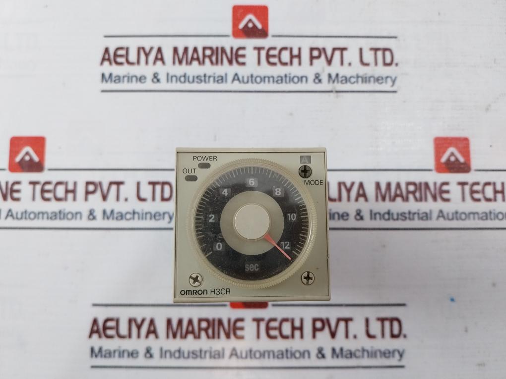 Lot Of 4X Omron H3Cr-a Timer 0-12 Sec