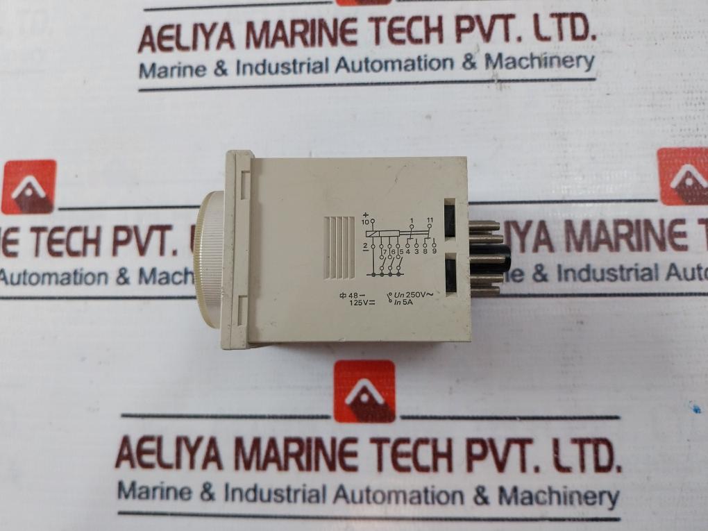 Lot Of 4X Omron H3Cr-a Timer 0-12 Sec