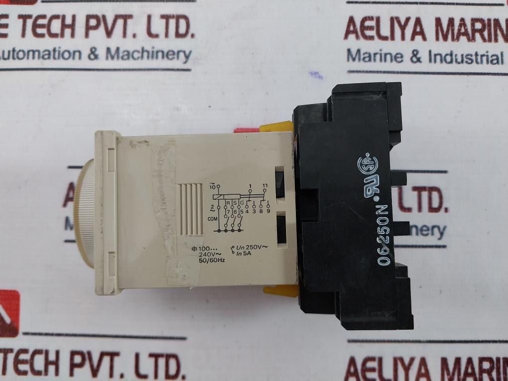 Omron H3Cr-a Timer 0-30 Sec, 5A 100 To 240Vac