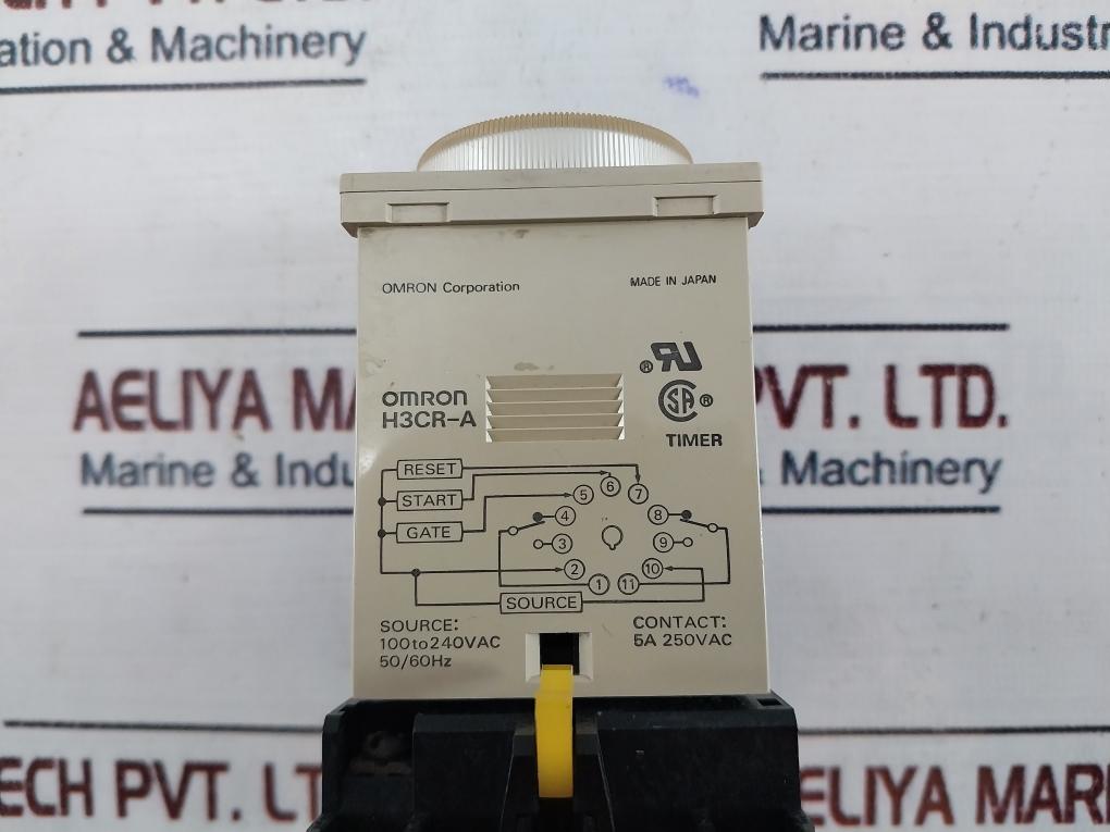 Omron H3Cr-a Timer 0-30 Sec, 5A 100 To 240Vac