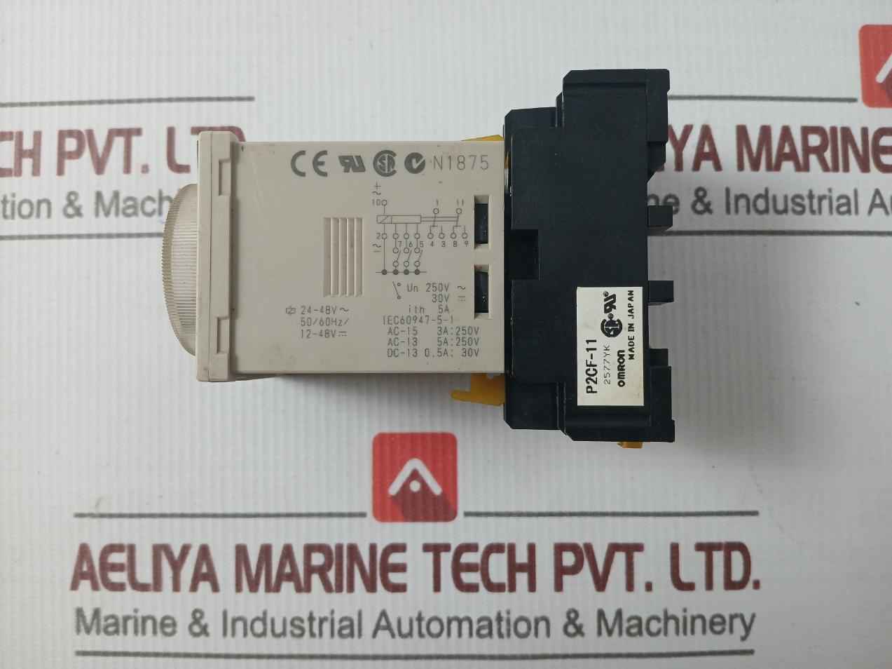 Omron H3Cr-a Timer Relay 0–30 Sec 24–48V Ac/Dc