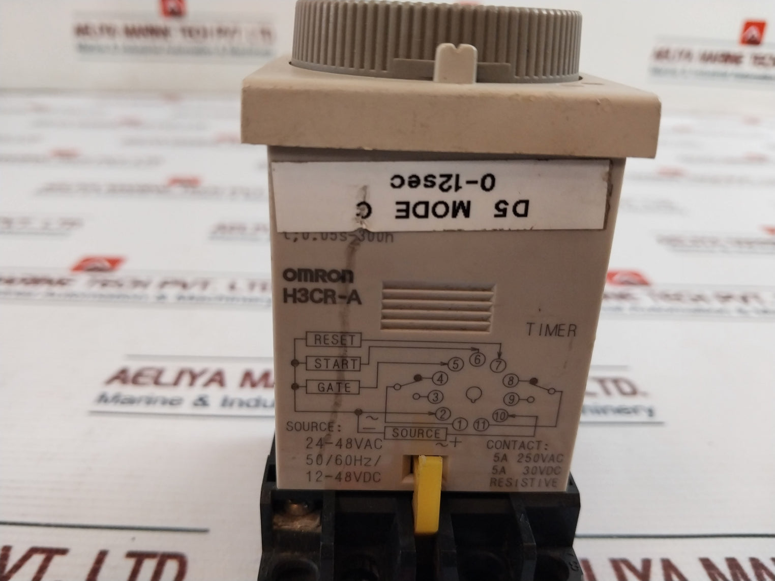 Omron H3Cr-a Timer Relay With Base 5A