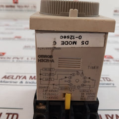 Omron H3Cr-a Timer Relay With Base 5A