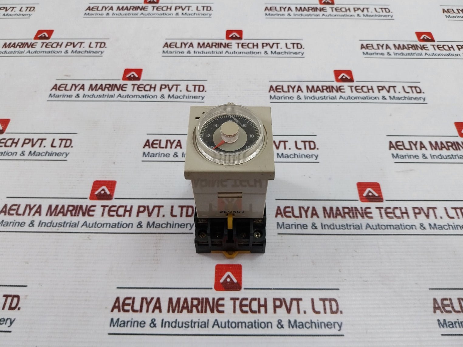 Omron H3Cr-a Timer With Base 5A 250V Ac 0-12 Sec