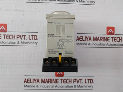 Omron H3Cr-g8L-30 Solid State Timer P2Cf-08 100/110/120Vac 50/60Hz 0-60Sec 5A