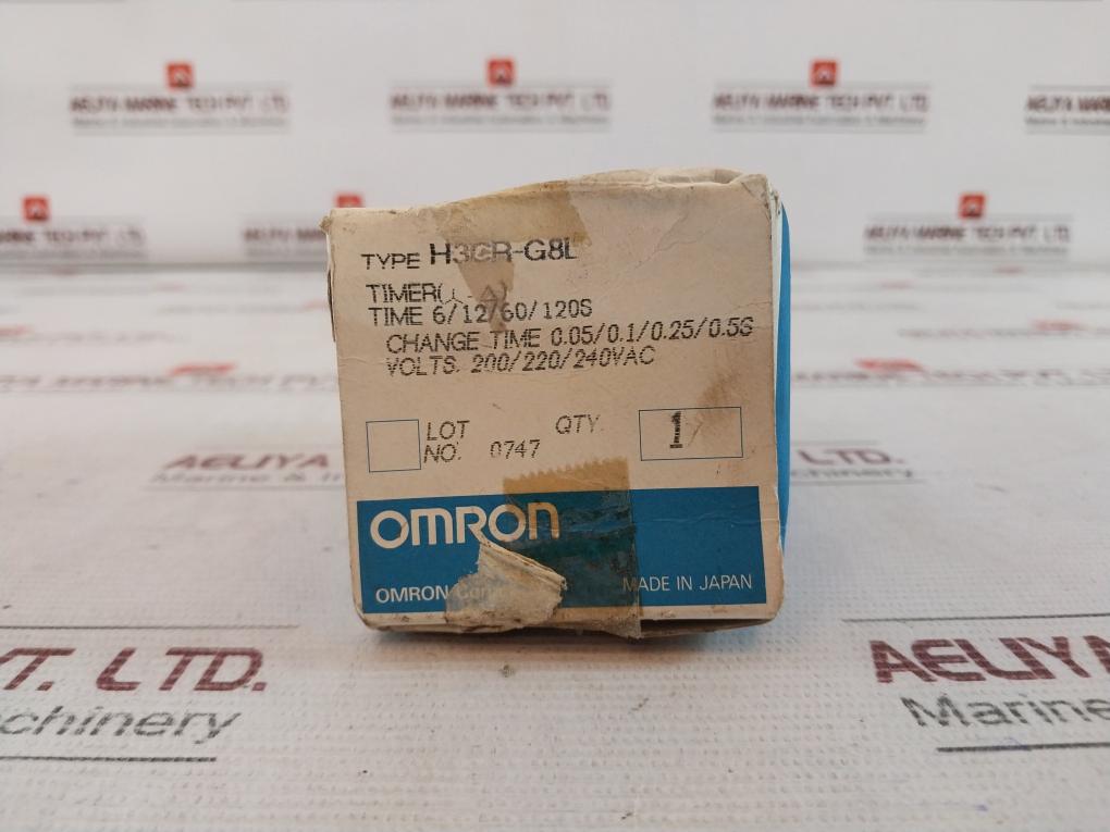 Omron H3Cr-g8L Star-delta Timer 6/12/60/120S 5A 250V Ac 9915 216-210.011