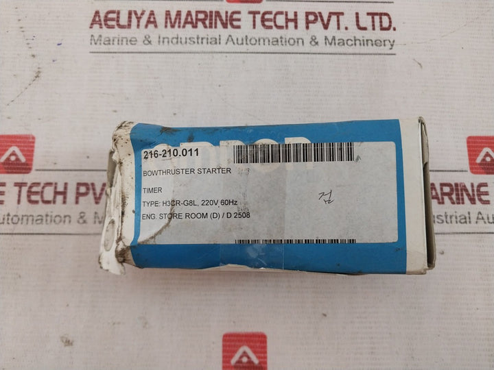 Omron H3Cr-g8L Star-delta Timer 6/12/60/120S 5A 250V Ac 9915 216-210.011