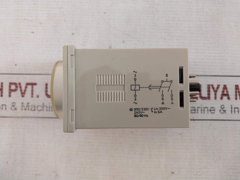 Omron H3Cr-g8L Star-delta Timer 6/12/60/120S 5A 250V Ac 9915 216-210.011