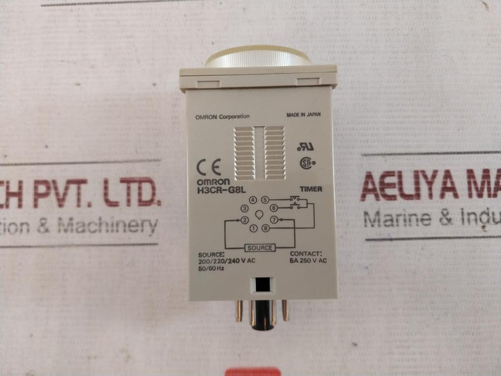 Omron H3Cr-g8L Star-delta Timer 6/12/60/120S 5A 250V Ac 9915 216-210.011