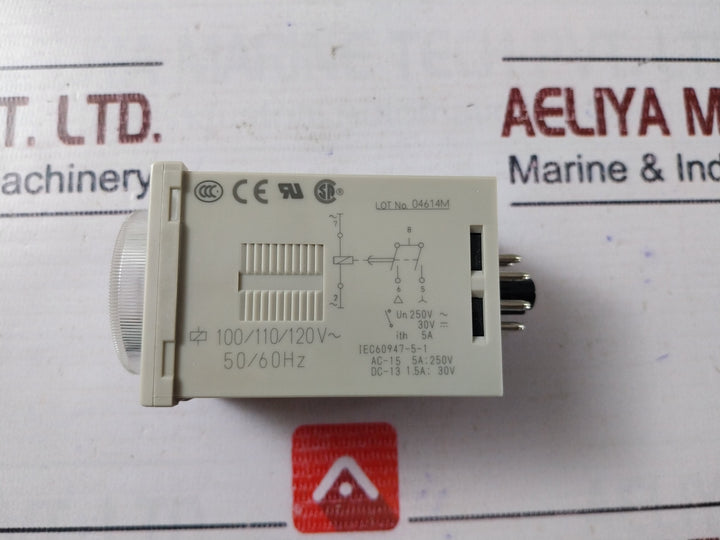 Omron H3Cr-g8L Star-delta Timer 0-120 Sec 5A 30Vdc Gb14048.5 4Kv/2 0.5S-120S