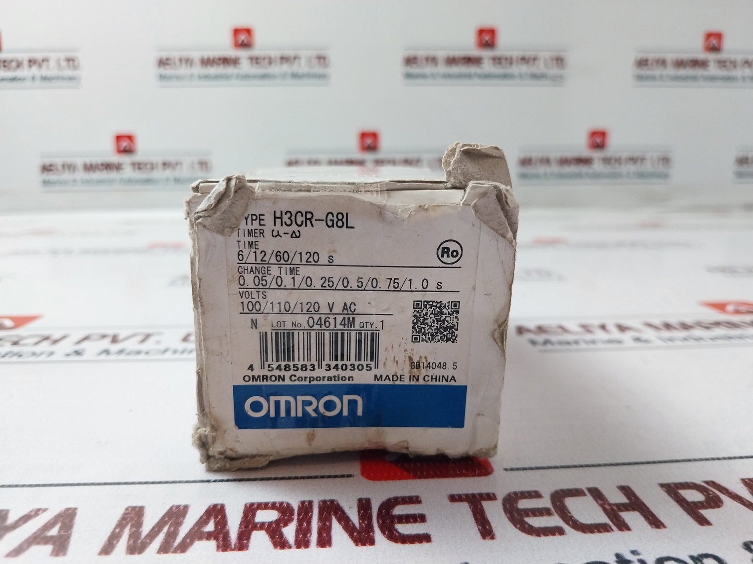 Omron H3Cr-g8L Star-delta Timer 0-120 Sec 5A 30Vdc Gb14048.5 4Kv/2 0.5S-120S