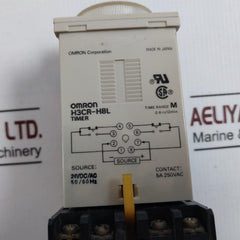 Omron H3Cr-h8L Power Off-delay Timer 24Vdc/Ac 50/60Hz Un 250V