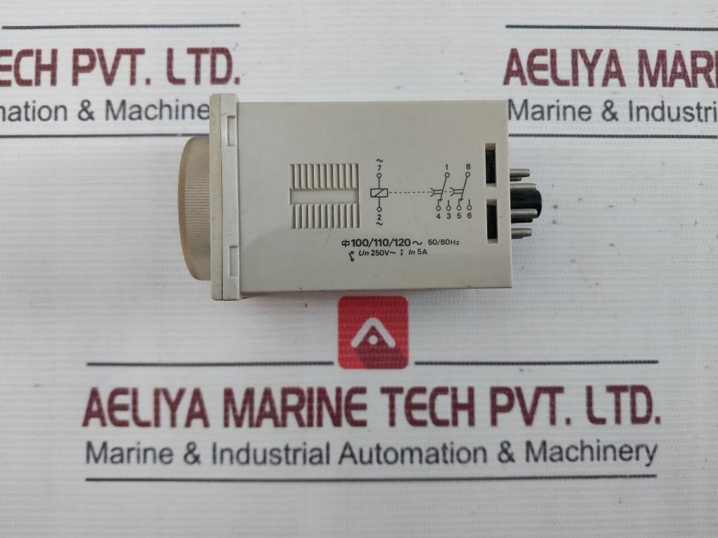 Omron H3Cr-h8L Power Off-delay Timer Time Range S 0.6 To 12 Sec 50/60Hz