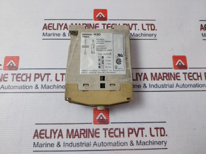 Omron H3D Timer 5A 250Vac 50/60Hz